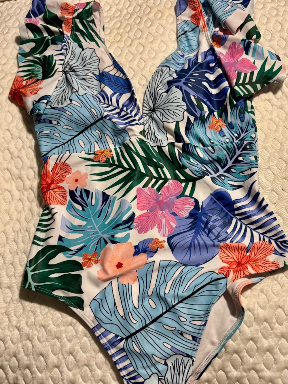 Floral One piece swimsuit